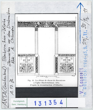 Vorschaubild Arta: Blachernitissa-Kirche, Ikonostasis, Rekonstruktion nach Orlandos 